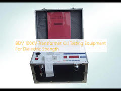 BDV 100KV Transformer Oil Testing Equipment For Dielectric Strength อุปกรณ์ทดสอบน้ํามันสําหรับความแข็งแรง