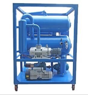 เครื่องกรองน้ํามันแปลงไฟฟ้าเหล็กเย็น 9000L พร้อมปั๊มระบายความร้อนแบบแวคิวัมคู่สําหรับอุณหภูมิ 0-80C