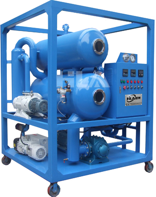 เครื่องกรองน้ํามันแปลงไฟฟ้าเหล็กเย็น 9000L พร้อมปั๊มระบายความร้อนแบบแวคิวัมคู่สําหรับอุณหภูมิ 0-80C
