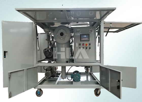 เครื่องกรองน้ํามันแปลงสามระยะ พร้อม PLC การควบคุมอัตโนมัติเต็ม