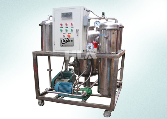 เครื่องกำจัดน้ำมันหล่อลื่นแบบสูญญากาศแบบพกพาด้วย PLC Control System