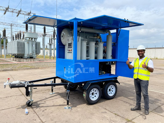 เครื่องบำบัดน้ำของเครื่องฟอกน้ำมันแบบเคลื่อนที่สำหรับงานอุตสาหกรรม