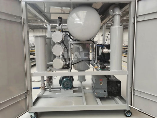 เครื่องฟอกน้ำมันหม้อแปลงไฟฟ้า ระดับความสะอาด NAS 6 เพื่อน้ำมันที่สะอาดและบริสุทธิ์