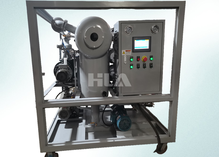 เครื่องกรองน้ํามันแปลงสามระยะ พร้อม PLC การควบคุมอัตโนมัติเต็ม