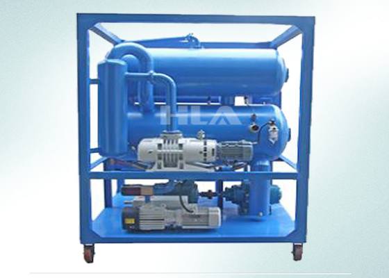 เครื่องกรองน้ํามันแปลงไฟฟ้าเหล็กเย็น 9000L พร้อมปั๊มระบายความร้อนแบบแวคิวัมคู่สําหรับอุณหภูมิ 0-80C